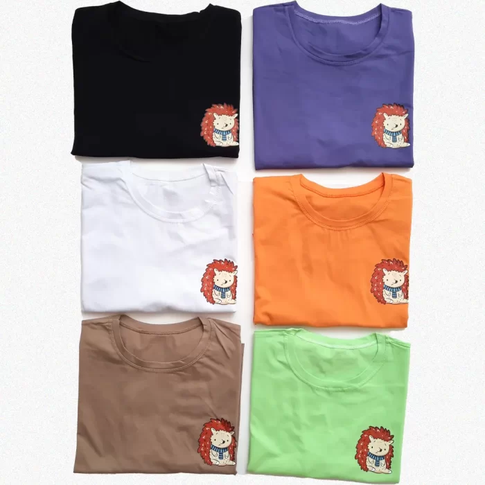 Crop Tshirt Joojetihgi کراپ تیشرت طرح جوجه تیغی