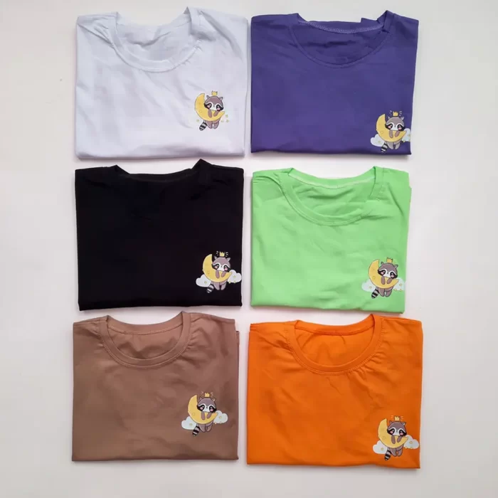 Racoon Crop کراپ تیشرت طرح راکون