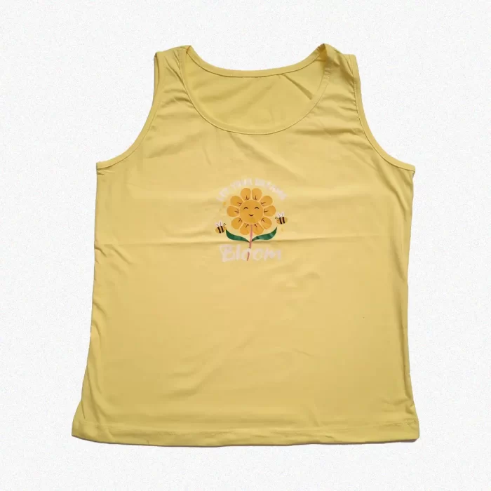 تاپ تی شرت طرح گل چاپ شده