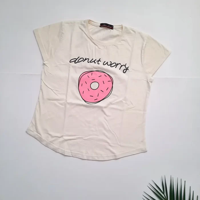 Donut3 ست تیشرت شورتک دونات