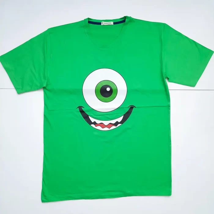 تی شرت لانگ چاپی انیمیشنی شرکت هیولا سبز