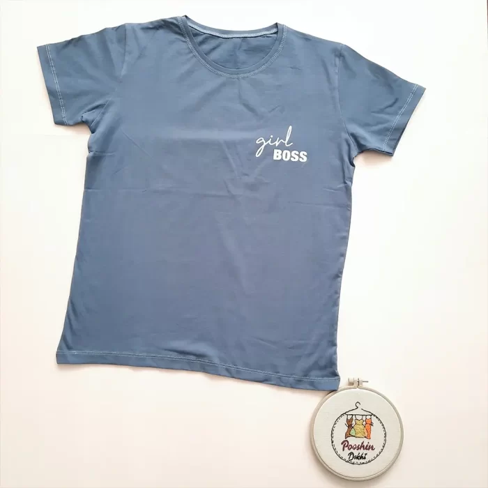 تی‌شرت چاپی Boss آبی