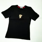 تی‌شرت آستین چاکدار آفتابگردون مشکی