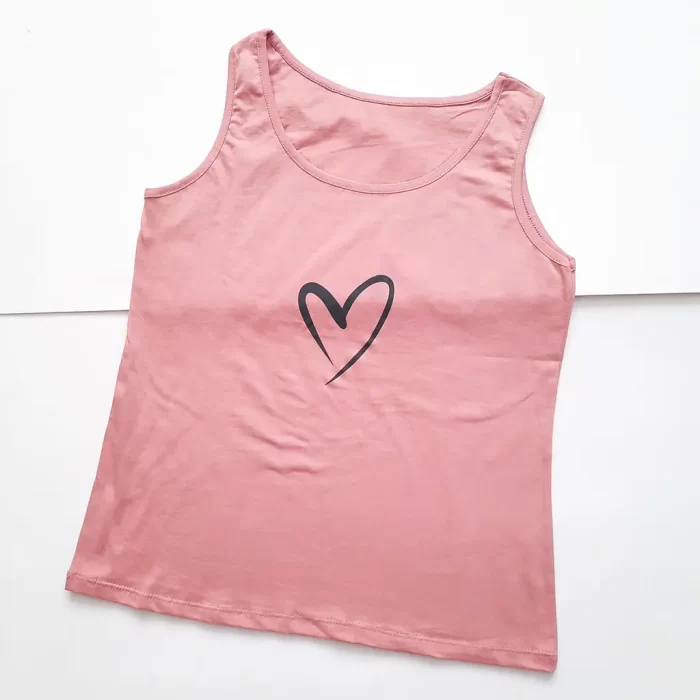 تاپ قلب صورتی