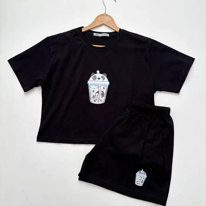 ست تیشرت و شورتک آیس پک پاندا - Image 4