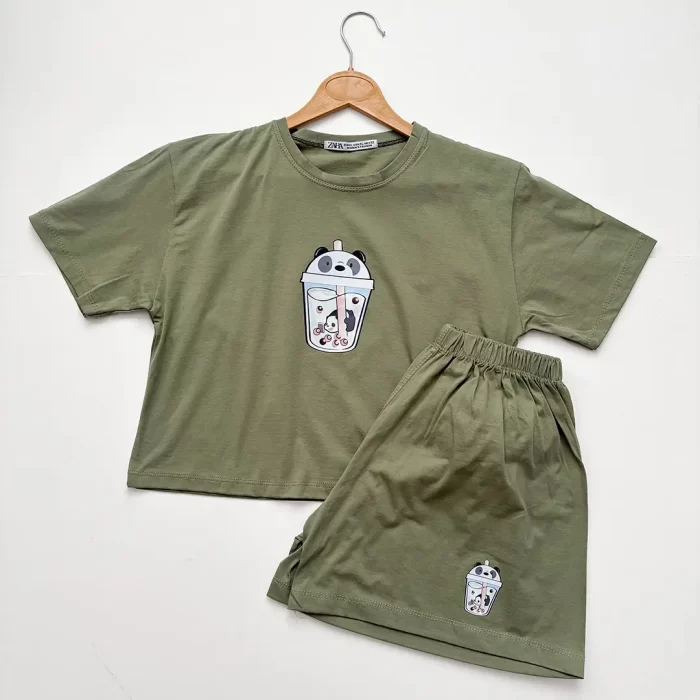ست تیشرت و شورتک آیس پک پاندا - Image 3