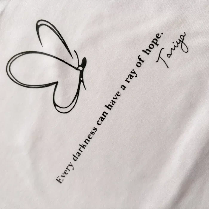 کراپ تی‌شرت پروانه