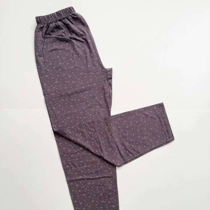 شلوار راحتی ستاره صورتی