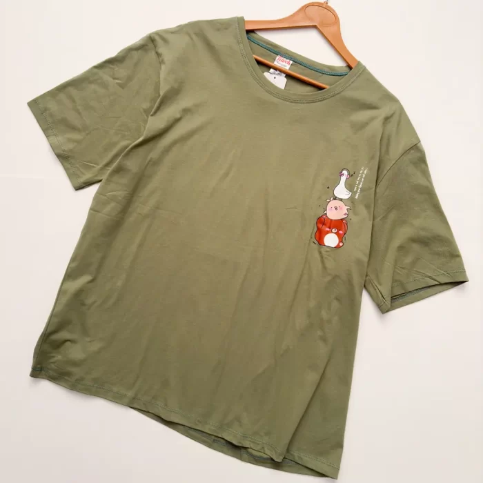 تیشرت لانگ سه حیوون شیطون سدری