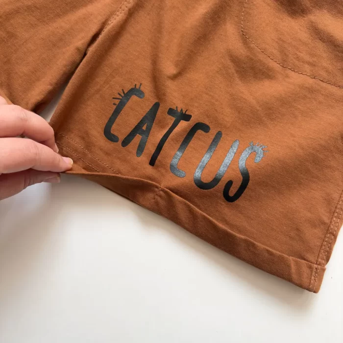 ست تیشرت و شورتک کاکتوس گربه ای