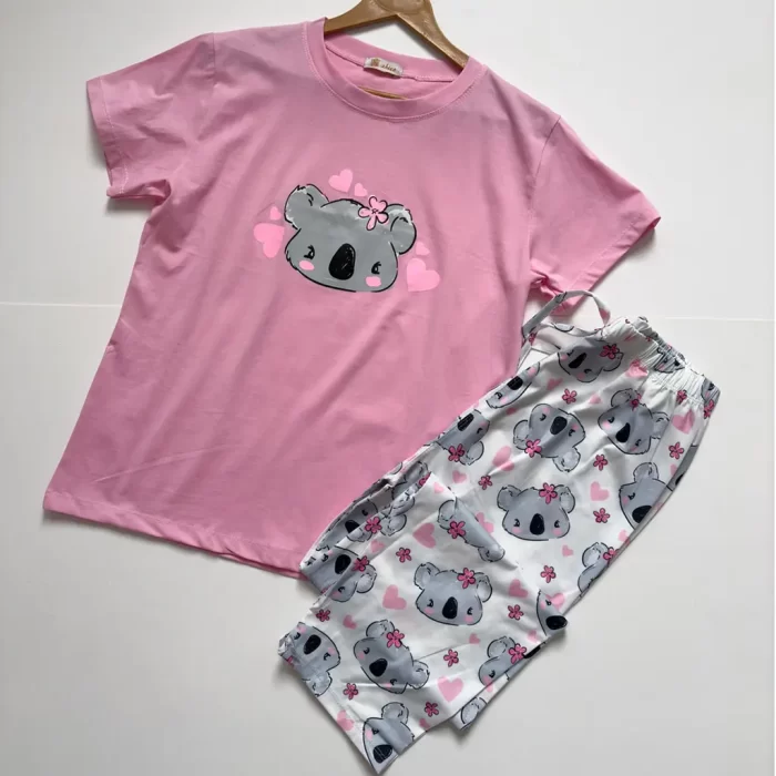 ست تیشرت و شلوار فانتزی کوآلا