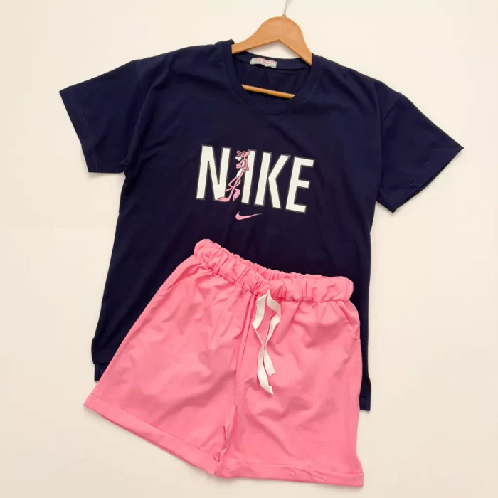 PinkPanter_0005_IMG_4308 copy تیشرت شورتک نایک پلنگ صورتی