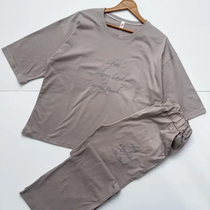 ست تیشرت شلوار ثنا کرم