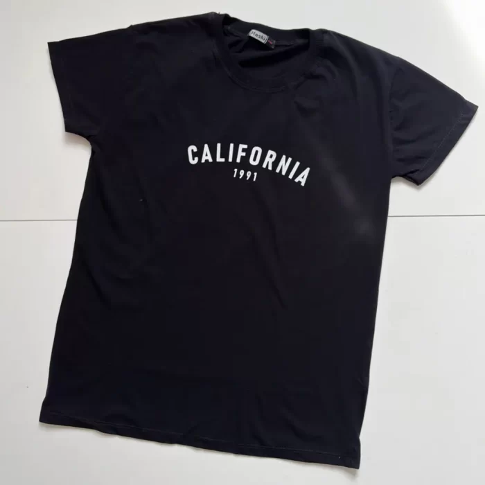 تیشرت کالیفرنیا مشکی