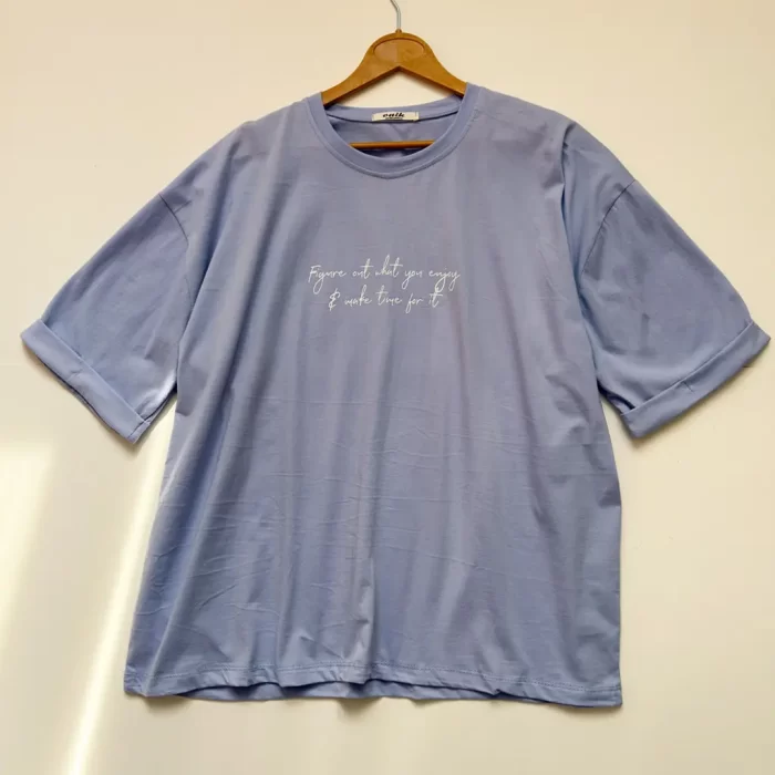 تیشرت لانگ آستین پاکتی فونت یاسی