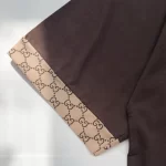 ست تیشرت و شلوار گوچی قهوه ای