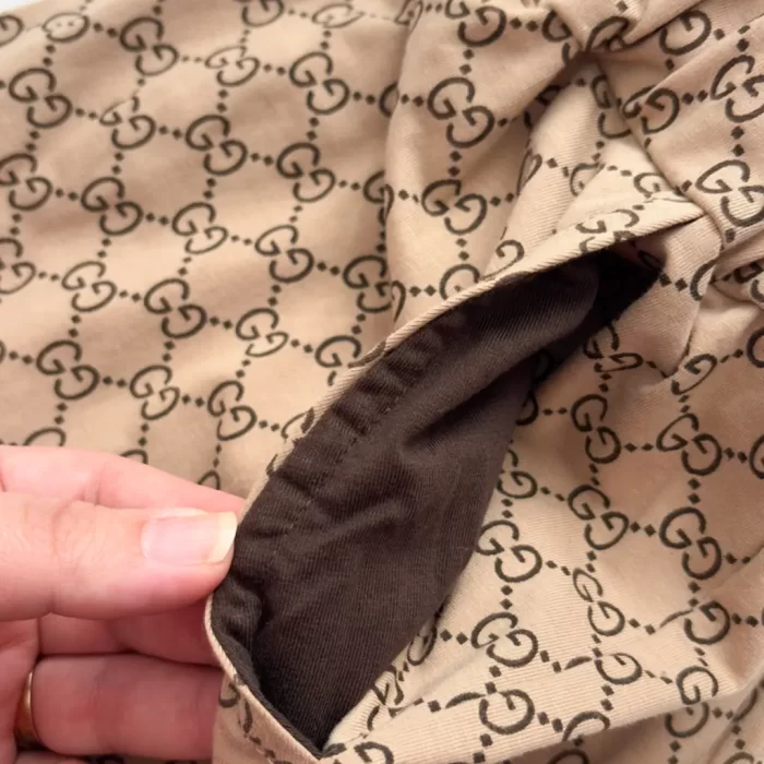 ست تیشرت و شلوار گوچی قهوه ای