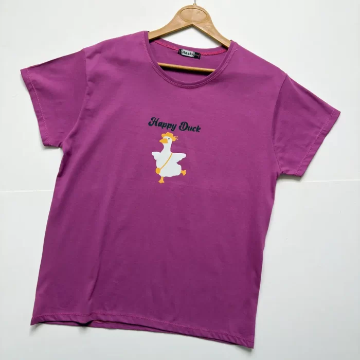 تیشرت داکی ارعوانی