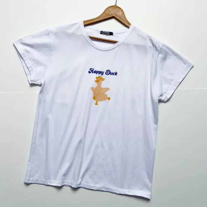 تیشرت داکی سفید