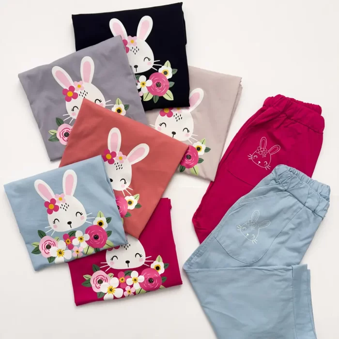 RabbitSet_0006_IMG_6363 copy ست تیشرت و شلوارک خرگوش