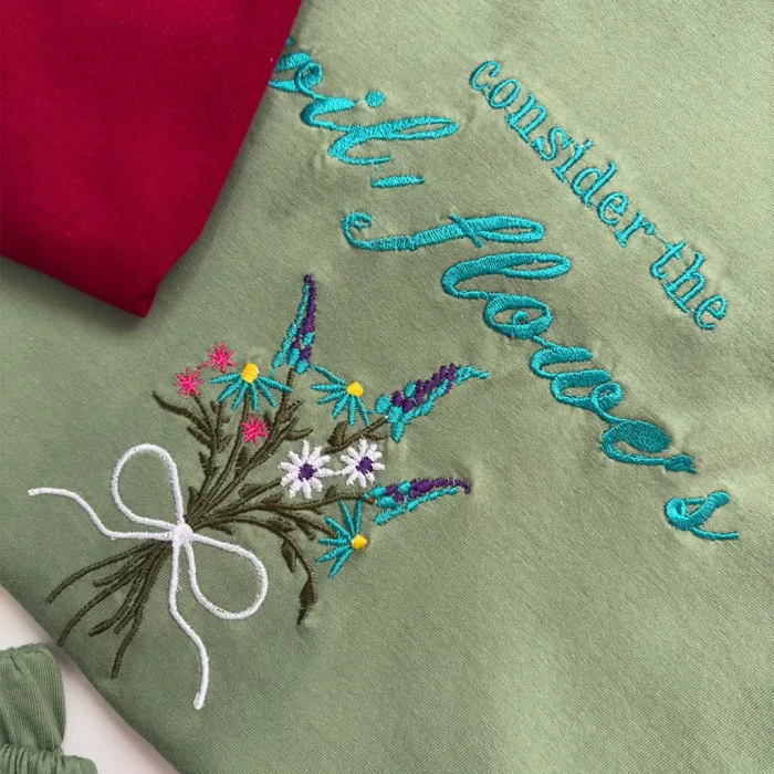 ست تیشرت و شلوار گلی