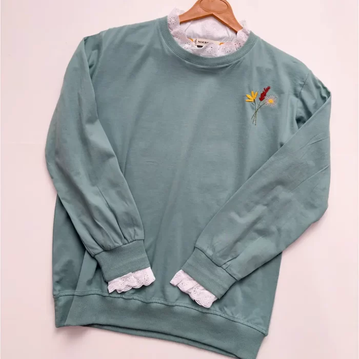 بلوز خامه دوزی طناز تیفانی