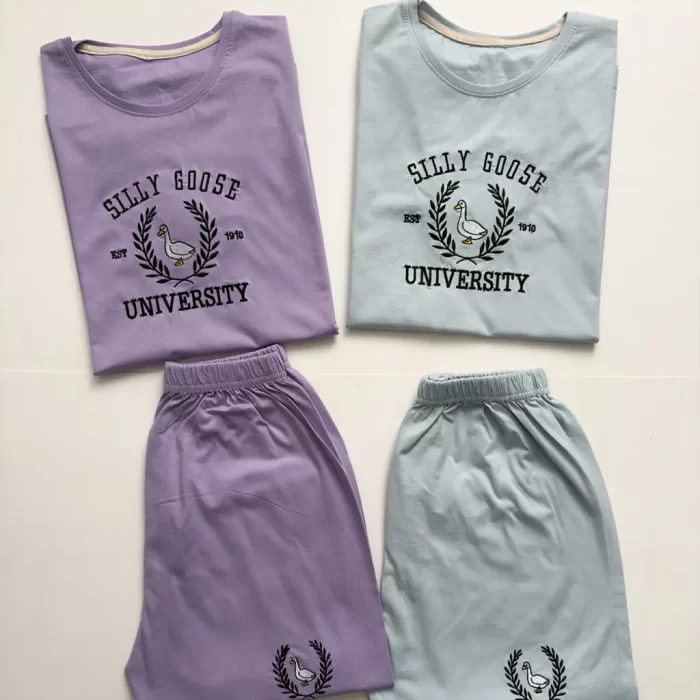 ست تیشرت و شلوار مرغابی