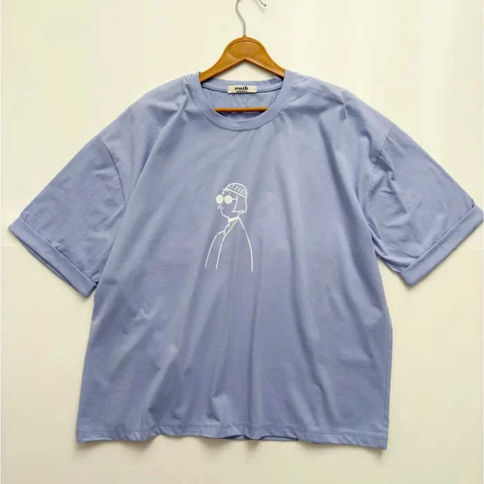 تیشرت لانگ آستین پاکتی ماتیلدا یاسی