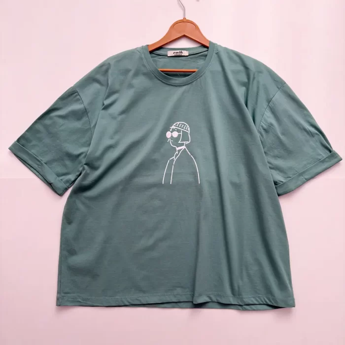 تیشرت لانگ آستین پاکتی ماتیلدا تیفانی