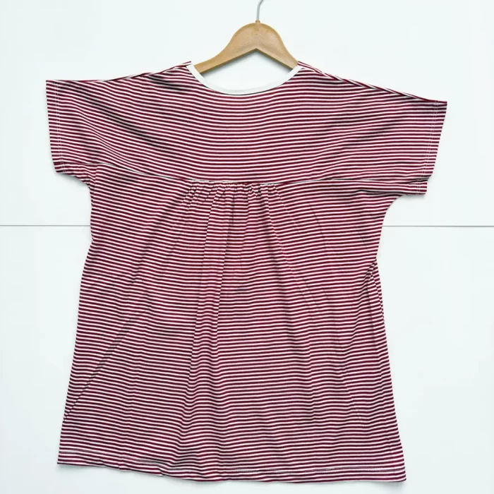 تیشرت راه راه گلدوزی