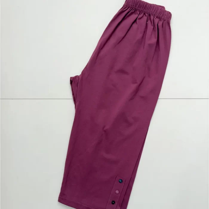 شلوارک قواره بزرگ بغل دکمه ارغوانی