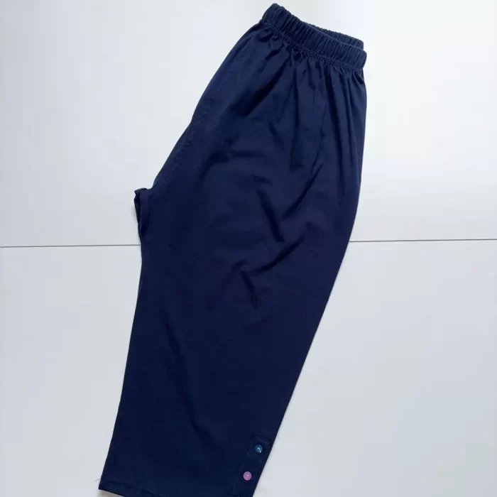 شلوارک قواره بزرگ بغل دکمه سورمه ای