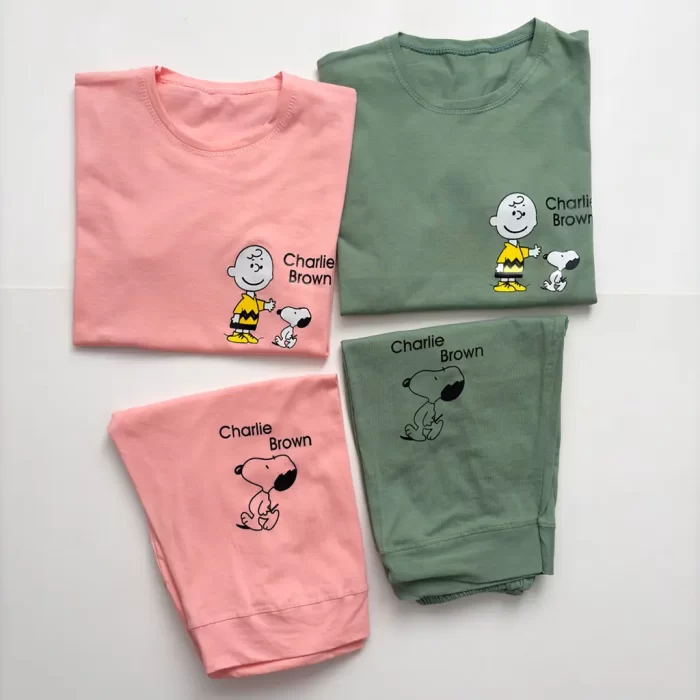 Snoopy_0006_IMG_9332 copy ست تیشرت و شلوارک اسنوپی