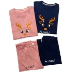 تیشرت و شلوار لانگ و بگ گوزن