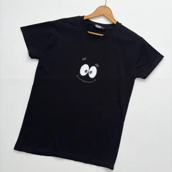 تیشرت لبخند مشکی