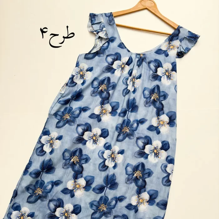 سارافون نخی سرشانه چین دار