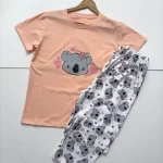 ست تیشرت و شلوار عروسکی گلبهی