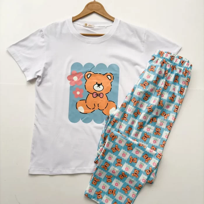 ست تیشرت و شلوار عروسکی تدی