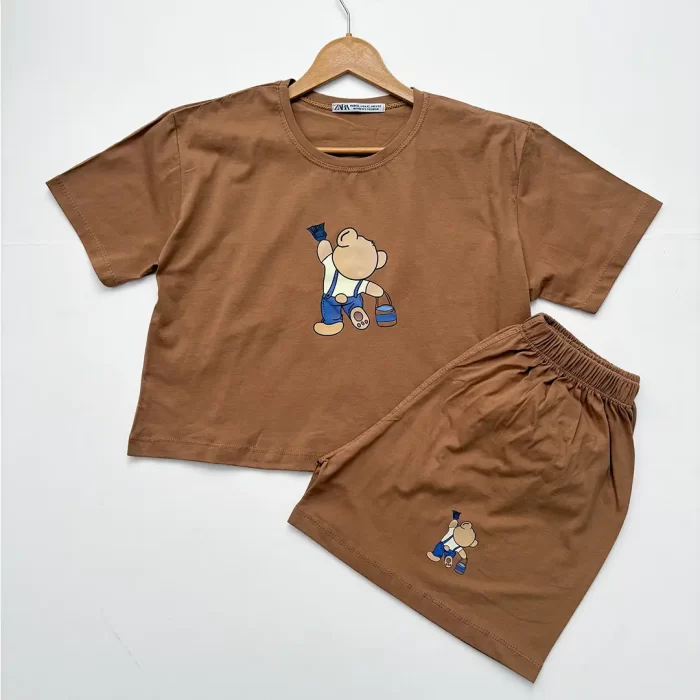 ست تیشرت و شورتک تدی - Image 4