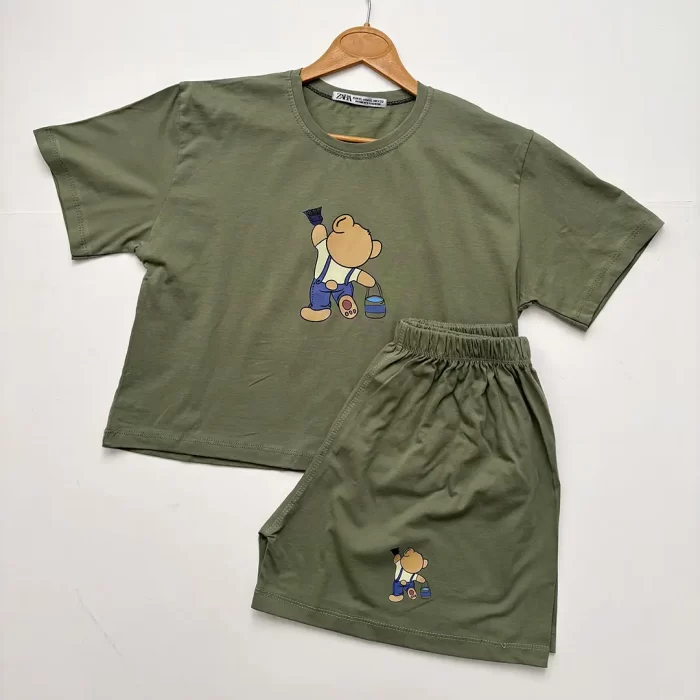 ست تیشرت و شورتک تدی - Image 6