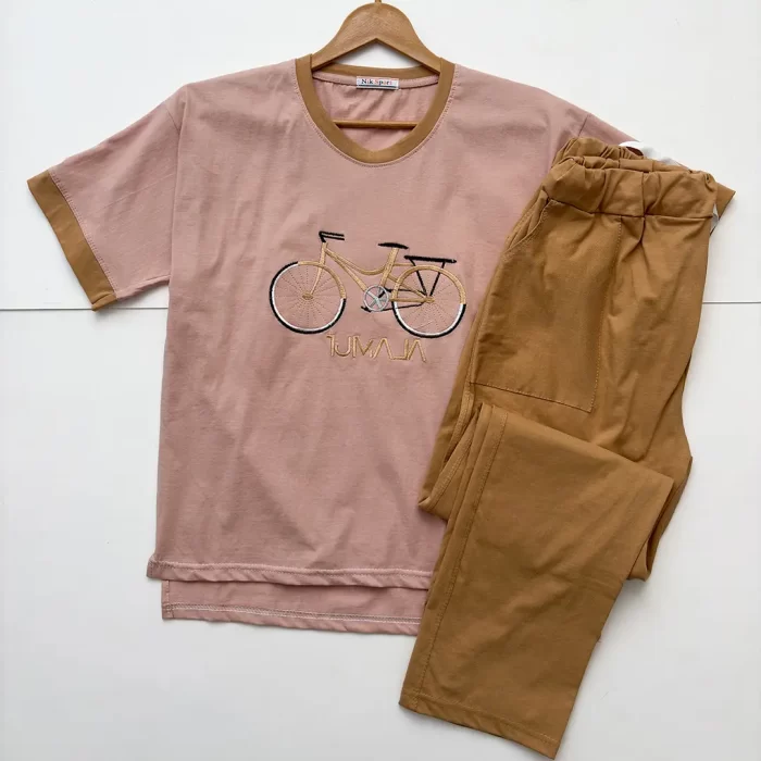 ست تیشرت و شلوار دوچرخه - Image 7
