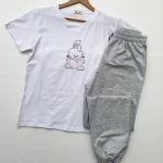 ست تیشرت و شلوار اقتصادی خرگوش - Image 3