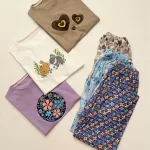 ست تیشرت و شلوار فانتزی