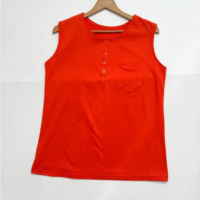 تاپ ساده جیبدار - Image 2