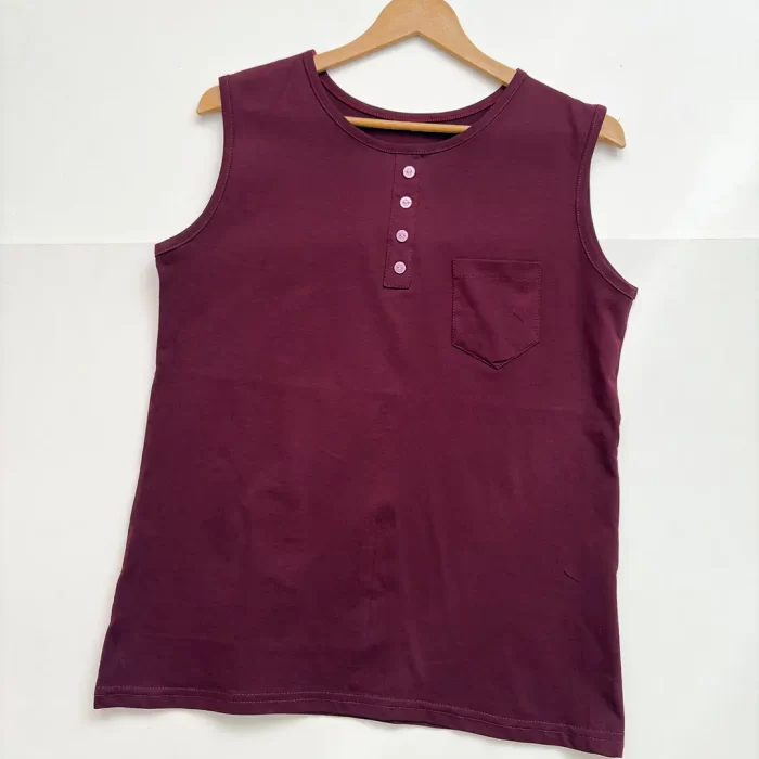 تاپ ساده جیبدار - Image 7