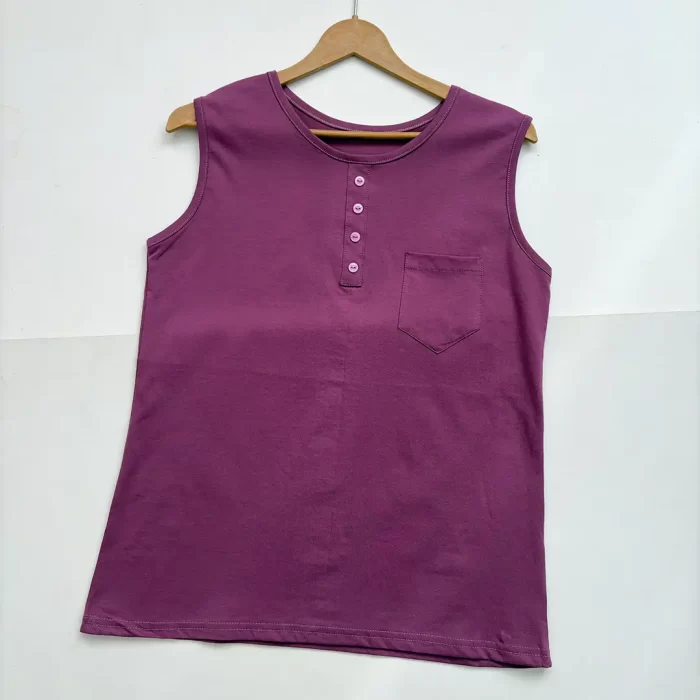 تاپ ساده جیبدار - Image 11