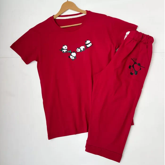 ست تیشرت و شلوارک‌ پاندا - Image 6